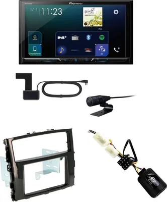 Produktbild von Pioneer SPH-DA230DAB CarPlay USB MP3 Einbauset für Mitsubishi Pajero ab 2015