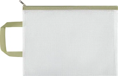 Produktbild von Transparente Aktenhalter-Reißverschlusstasche mit Griff, wasserdichte PVC-Dokumentenaufbewahrungstasche mit großer Kapazität, Bürobedarf