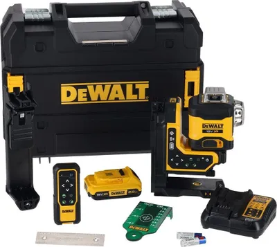 Zdjęcie produktu dla DeWALT DCLE34035D1-QW, 80 m, 3 mm/m, 3°, 100 m, Zielony, 360°
