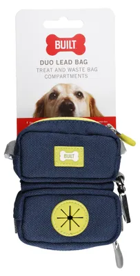 Immagine prodotto di BUILT PET Duo Sacchetto per cacca e croccantini - Blu