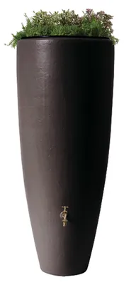 Produktbild von Regenspeicher GARANTIA 2 in 1 inkl. Pflanzschale 300 L mocca
