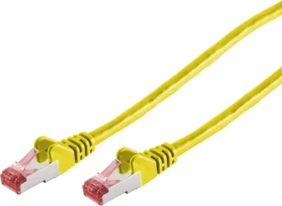 Produktbild von Patchkabel cat6A S/FTP PIMF Halogenfrei gelb 0,25m