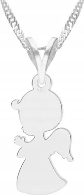 Produktbild von Halskette Silber Engel Schutzengel mit Engel Angel Himmel SILBER 925