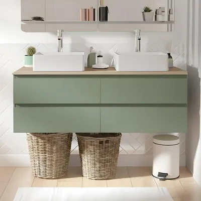 Produktbild von Sorrento 120 cm Wandhängender Doppelwaschtisch