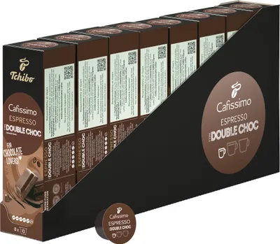 Produktbild von Tchibo Cafissimo Flavoured Summer Edition Espresso Double Choc, , 80 Stück (8x10 Kapseln)