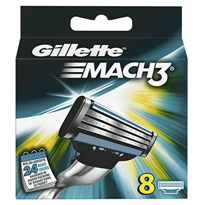 Produktbild von Gillette Mach3 Rasierklingen, 8 Stück