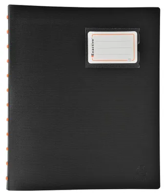 Produktbild von Exacompta 86434E Sichtmappe Exactive aus festem Kunststoff DIN A4 mit 40 Klarsic