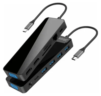 Image de Gearlab GLB235470 laptop-dockingstation & portreplikator Schwarz (GLB235470)