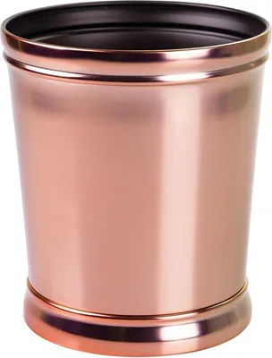 Produktbild von mDesign Kosmetikeimer Papierkorb Abfalleimer Mülleimer Metall Roségold