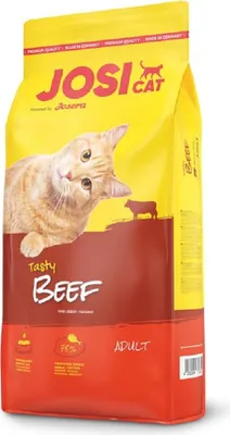 Produktbild von JOSERA ¦JosiCat Tasty Beef - 1 x 10 kg ¦ Suché krmivo pro kočky