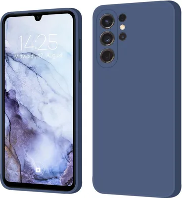 Produktbild von Hülle für Samsung Galaxy S24 Ultra Case Cover Bumper Silikon Softgrip Schutzhülle Farbe: Lavendelblau