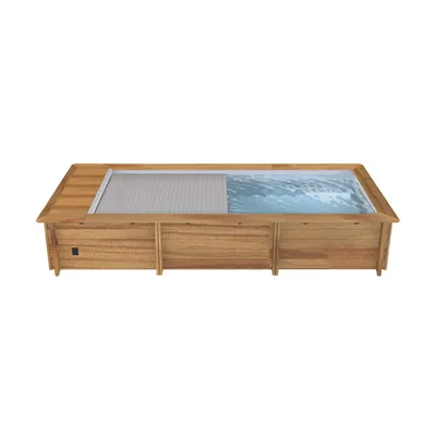 Produktbild von Holzpool Urban 6,00 x 2,50 x 1,33 m, Filteranlage, Technikraum und Automatische Abdeckung