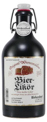 Produktbild von Birkenhof Bier-Likör im Tonkrug