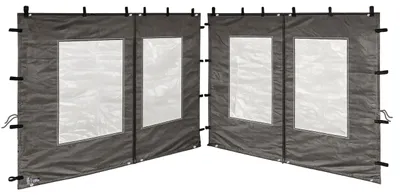 Obrázok produktu pre 2 kusy bočných panelov s oknom, rozmery 300x195 cm, určené pre pavilón
