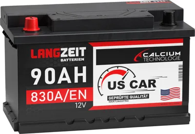 Produktbild von US Autobatterie 90Ah 12V USA Batterie 830A/EN US Car Batterie Starterbatterie