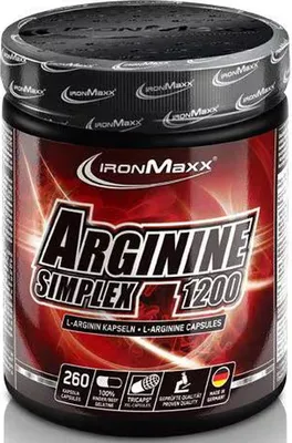 Produktbild von IronMaxx Arginin Simplex - 260 Kapseln