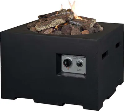 Produktbild von Happy Cocooning Mania Feuertisch 19,5 kW Feuerstelle schwarz inkl. 5 kg Lavasteine