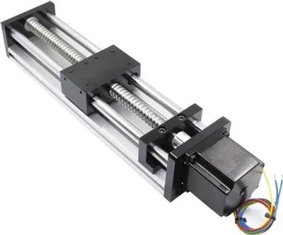 Immagine prodotto di Attuatore lineare - Motore passo-passo di precisione per CNC e stampanti 3D - Corsa di 150 mm - Precisione ±0,03 mm