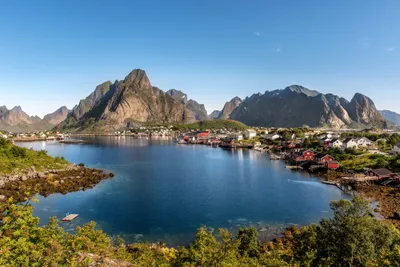 Produktbild von hansepuzzle 74567 - Norwegen Puzzle, 2000 Teile, Natur, 90,0 x 60,0cm mit hochwertiger Aufbewahrung, Kartonbox und wiederverschließbarem Beutel