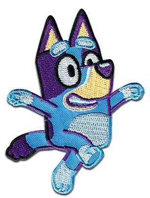 Produktbild von Bluey 7 x 5.3 cm: Comercial Mercera Bluey © - Aufnäher, Bügelbild, Aufbügler, Applikationen, Patches, Flicken, zum aufbügeln