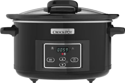 Obrázek produktu pro Pomalý hrnec Crockpot s odklápěcím víkem černý 4,7 litru