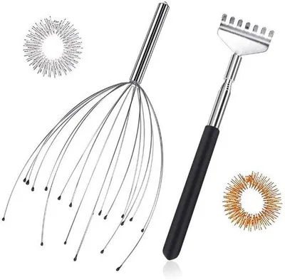 Produktbild von Massage-Set mit Hauptmassage und Rückenkratzer für maximale Entspannung
