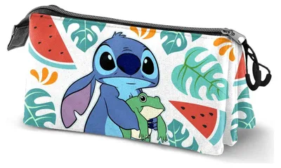 Produktbild von Karactermania Lilo and Stitch Frog, Weiches Federmäppchen, Ripstop, Mehrfarbig, Abbildung, Drinnen/Draußen, Junge/Mädchen