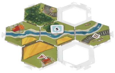Productafbeelding van Plättenhouders voor Dorfromantik: Het bordspel, set van 7