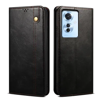 Immagine prodotto di Custodia per Oppo Reno11 F in pelle flip case portafoglio con funzione stand nero