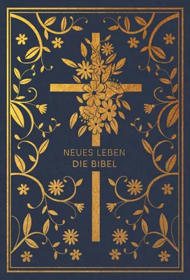 Produktbild von Neues Leben. Die Bibel - Golden Grace Edition, Marineblau