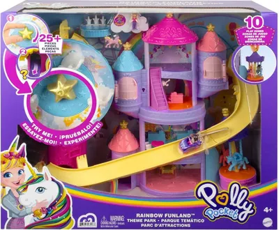 Obrázek produktu pro Polly Pocket GYK44, Akční/dobrodružství, 4 rok/roky, LR44, Vícebarevný, Plast