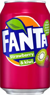 Obrázek produktu pro Nealkoholický nápoj Fanta s příchutí jahody a kiwi 330 ml