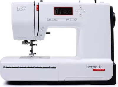Produktbild von Bernette Nähmaschine b37, 50 Stiche, 7 mm Stichbreite, LCD-Display, Start/Stopp-Funktion