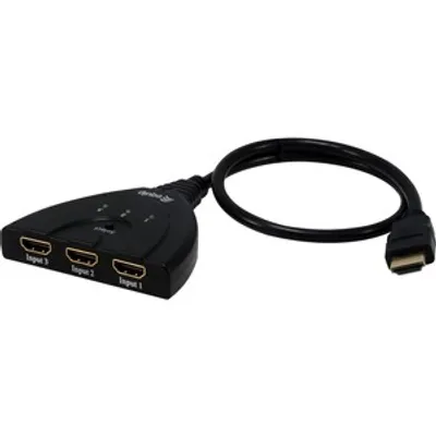 Produktbild von Equip Switch HDMI 3-In/1-Out 1920x1080/60Hz 7.5Gbps