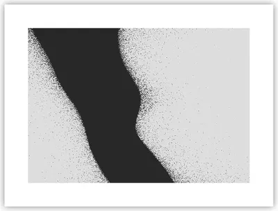 Produktbild von Poster - Poster ohne Rahmen - Schwarz Staub Weiß - 40x30 cm - Wand Bild - Wanddeko - Wandbilder - Kunstposter - Wandposter - Bilder - Kunstdruck - Wanddekoration - Wandbild - P2XAA40x30-4744