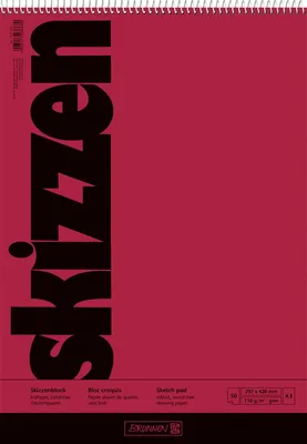 Immagine prodotto di 5X BRUNNEN 1047350 Skizzenblock A3 110g 50Bl Spirale