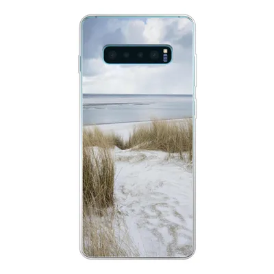 Produktbild von MuchoWow® Handyhülle Schutzhülle Hülle für Samsung Galaxy S10 Lite Nordsee - Dünen - Wasser Silikon Softcase Handy Hülle - Schutz