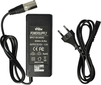 Produktbild von vhbw Ladegerät kompatibel mit Prophete Modell 2017 52397-0111, 52387-0111 Fahrradakkus, E-Bike - Für 36 V Li-Ion Akkus mit 3-Pin Anschluss 100 W