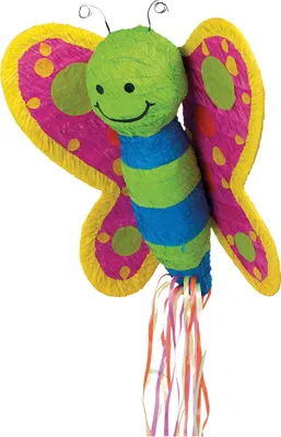 Produktbild von Schmetterling Zieh-Piñata 58cm