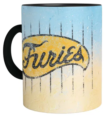 Image de Tasse à café en céramique, 330 ml - Noir