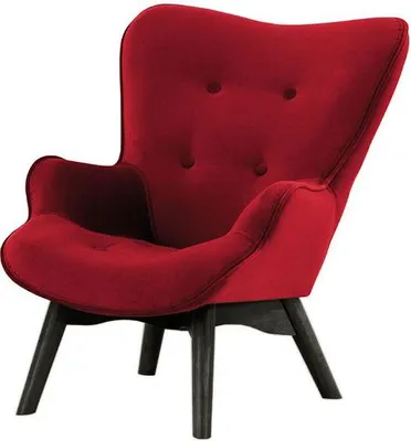 Image de Fauteuil à oreilles pour enfants Ducan Mini Velvet-Kronos 2-Noir