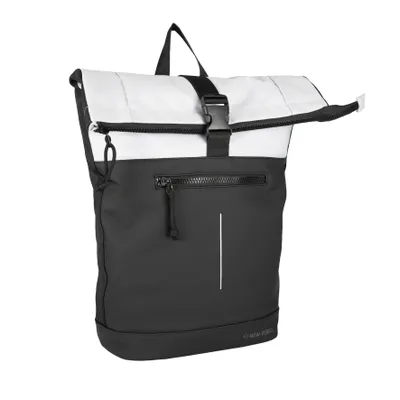 Produktbild von New Rebels Backham New York Black Grey Rolltop Rucksack