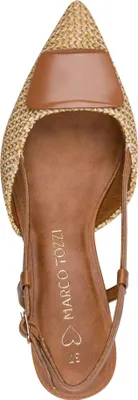 Produktbild von MARCO TOZZI Damen Pumps Vegan gewebt Queenie 2-29503-44, Größe:37 EU, Farbe:Braun