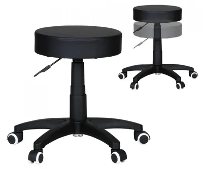 Produktbild von Sitzhocker >SPM1.036< in Schwarz - 55x50cm (HxD)