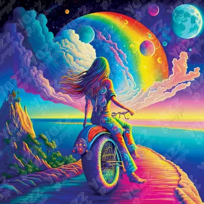 Zdjęcie produktu dla YAZZ Puzzle kwadratowe Rainbow Ride 1023 elementy