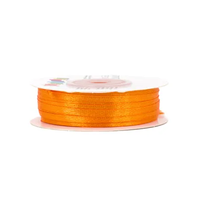 Produktbild von Satinband 3mm x 50m Rolle Orange
