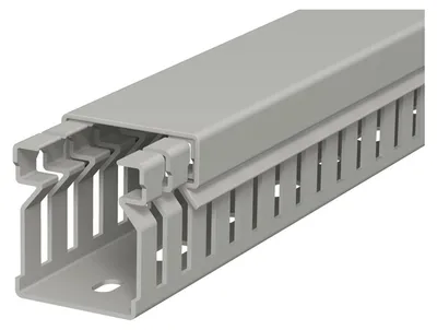 Produktbild von OBO LK4 30025 Verdrahtungskanal 30x25x2000 PVC steingrau RAL7030 6178005