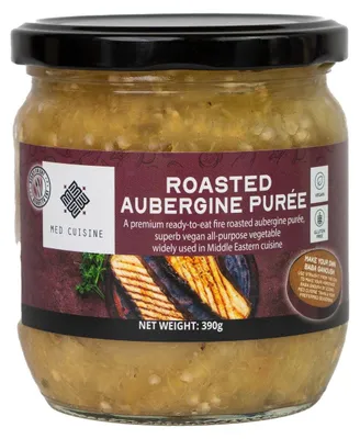 Immagine prodotto di MED CUISINE Purea di melanzane arrosto 390g – Salsa cremosa e crema spalmabile
