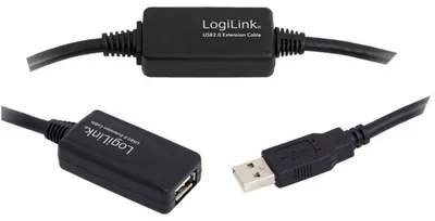 Image de LogiLink UA0147 LogiLink Câble d'extension actif USB 2.0, 25,0 m