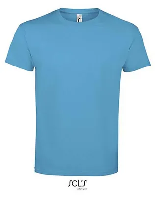 Image de SOLs 11500 | Imperial T-Shirt Hommes Unie - Couleur : Aqua - Taille : XL